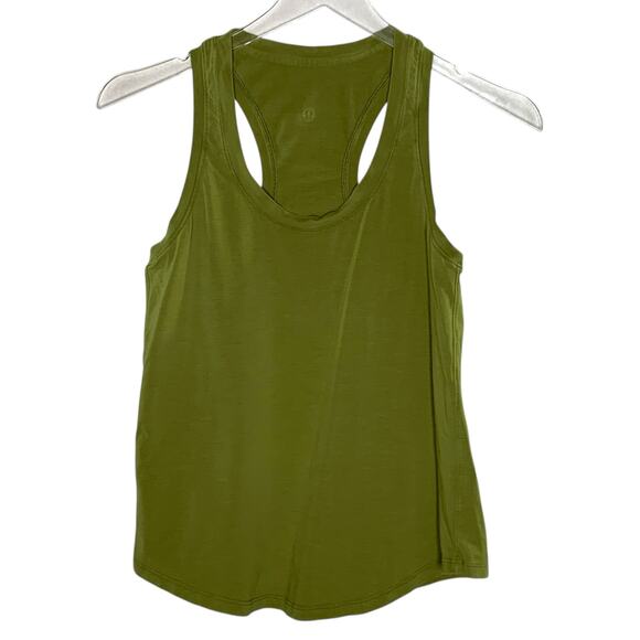 Lululemon S Love Tank Top Bronze Green Racerback Active Gym Running - Picture 2 of 8
